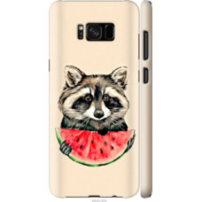 Чехол на Samsung Galaxy S8 Енотик с арбузом (4605c-829)