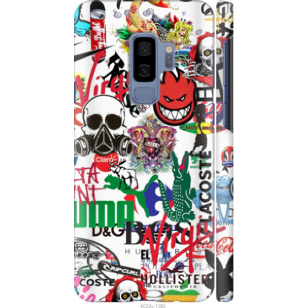 Чохол на Samsung Galaxy S9 Plus Many different logos (4022c-1365)