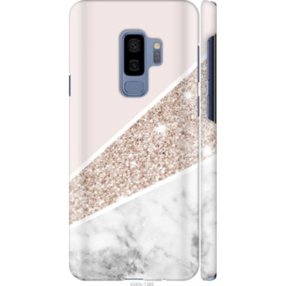 Чехол на Samsung Galaxy S9 Plus Пастельный мрамор (4342c-1365)