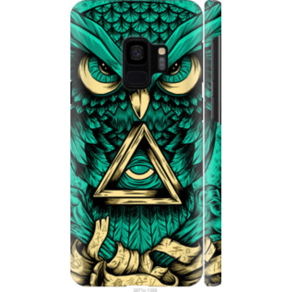 Чехол на Samsung Galaxy S9 Сова Арт-тату (3971c-1355)