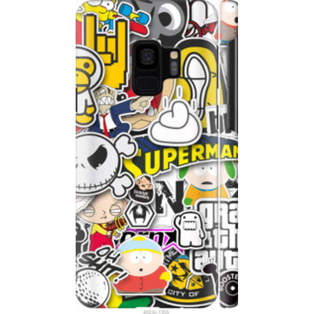 Чехол на Samsung Galaxy S9 Popular logos (4023c-1355)