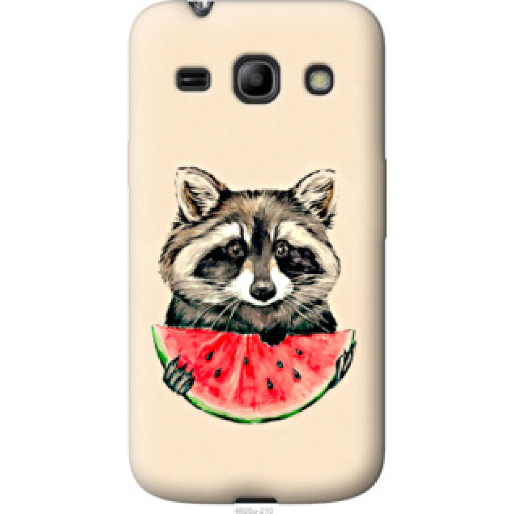 Чехол на Samsung Galaxy Core Plus G3500 Енотик с арбузом (4605u-359)