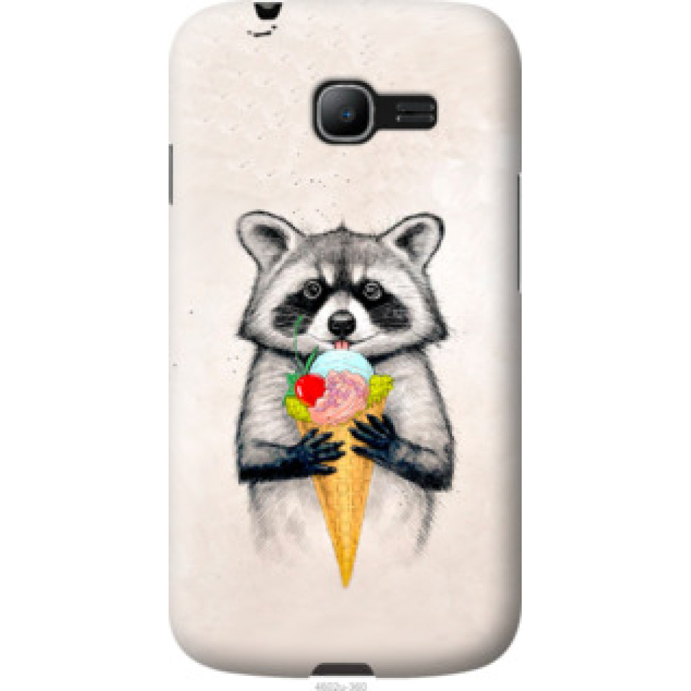 Чехол на Samsung Galaxy Star Plus S7262 Енотик с мороженым (4602u-360)