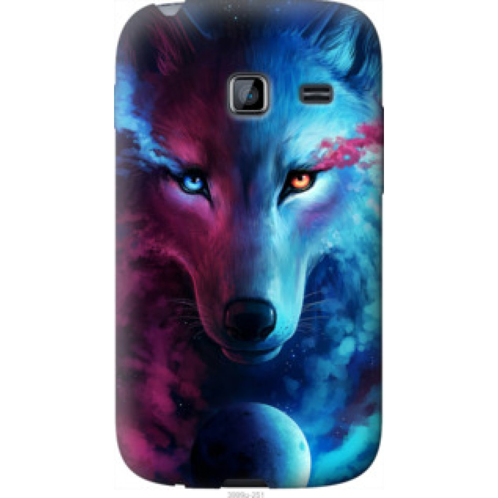 Чохол на Samsung Galaxy Y Duos S6102 Арт-волк (3999u-251)