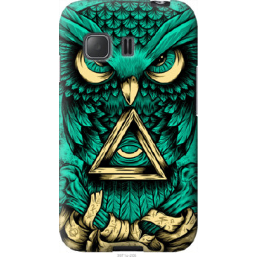 Чехол на Samsung Galaxy Young 2 G130h Сова Арт-тату (3971u-206)