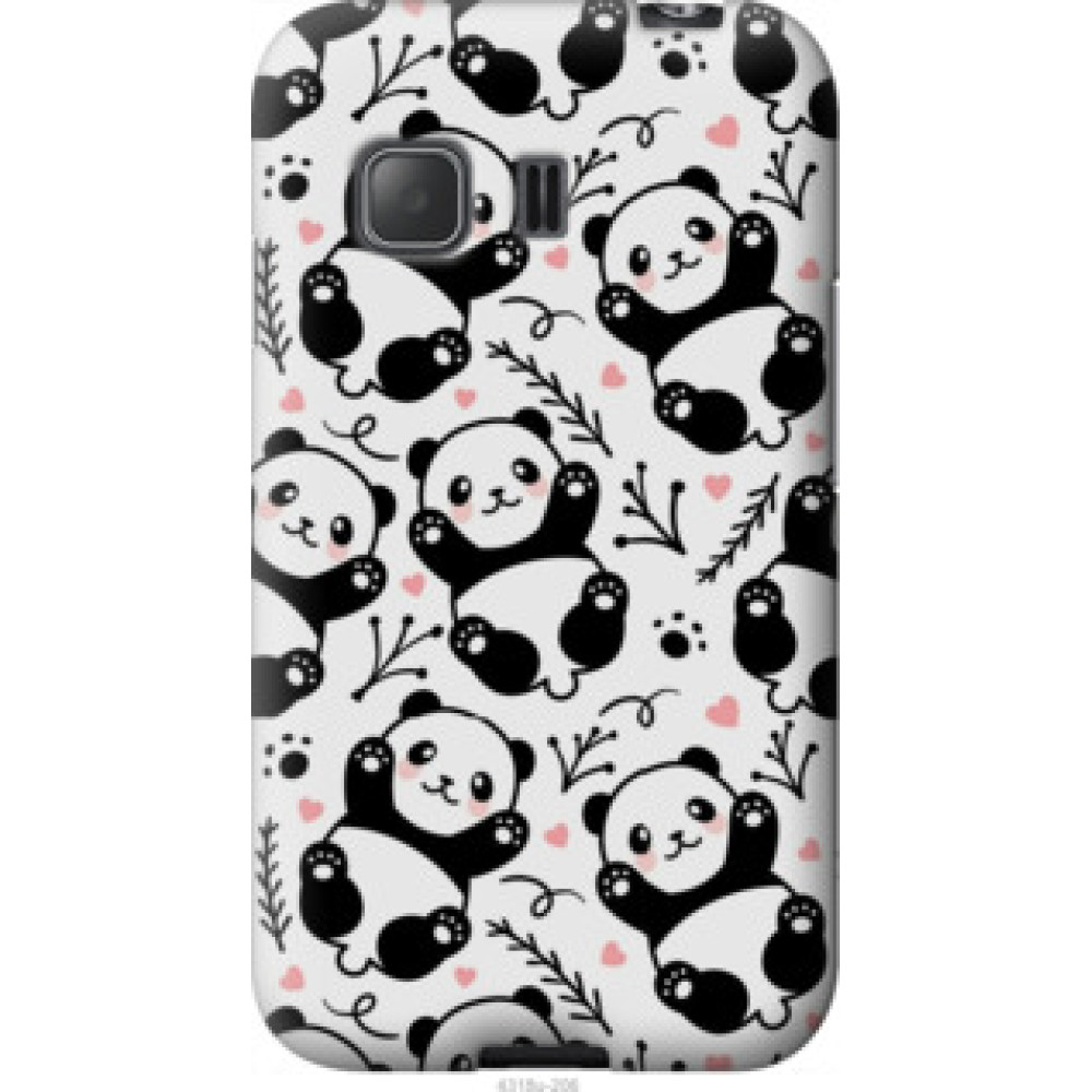 Чехол на Samsung Galaxy Young 2 G130h Панды (4318u-206)