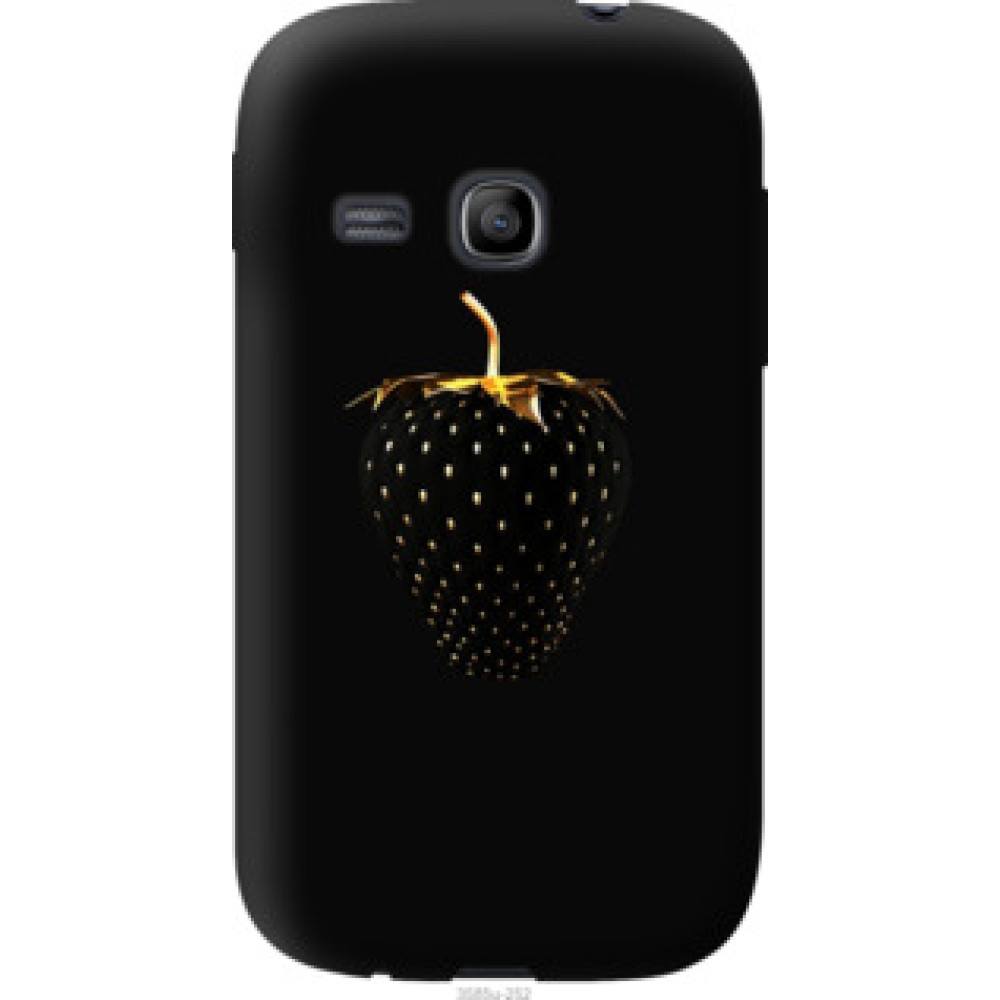 Чехол на Samsung Galaxy Young S6310 / S6312 Черная клубника (3585u-252)