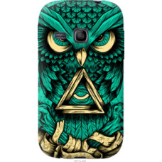 Чехол на Samsung Galaxy Young S6310 / S6312 Сова Арт-тату (3971u-252)