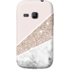 Чехол на Samsung Galaxy Young S6310 / S6312 Пастельный мрамор (4342u-252)