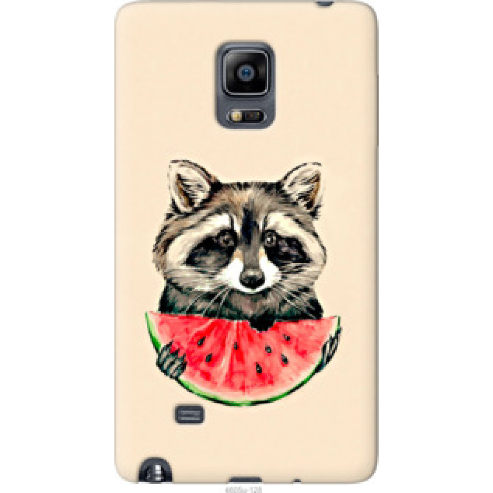 Чехол на Samsung Note Edge SM-N915 Енотик с арбузом (4605u-128)