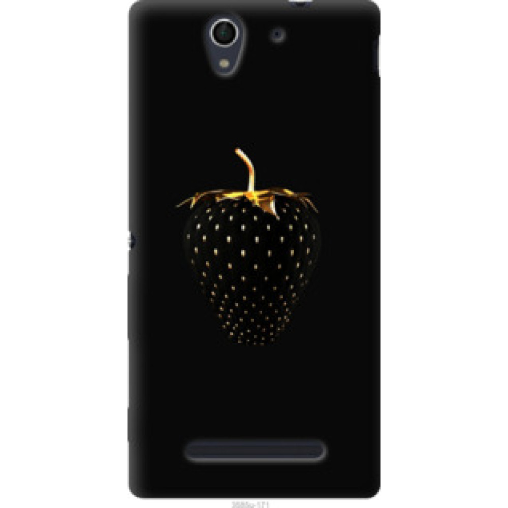 Чехол на Sony Xperia C3 D2502 Черная клубника (3585u-171)