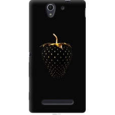 Чехол на Sony Xperia C3 D2502 Черная клубника (3585u-171)
