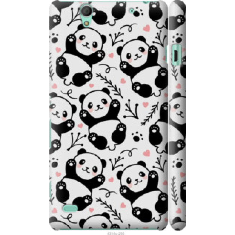 Чохол на Sony Xperia C4 E5333 Панды (4318c-295)