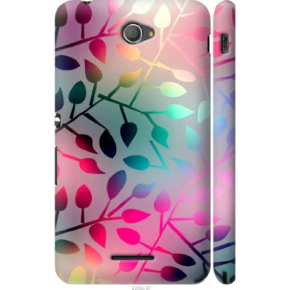 Чехол на Sony Xperia E4 Dual E2115 Листья (2235c-87)