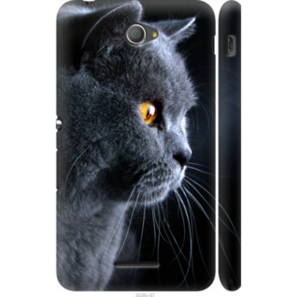 Чехол на Sony Xperia E4 Dual E2115 Красивый кот (3038c-87)