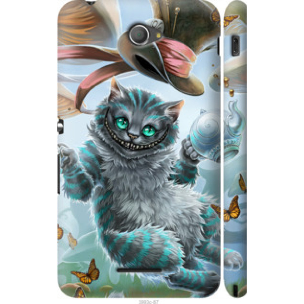 Чехол на Sony Xperia E4 Dual E2115 Чеширский кот 2 (3993c-87)