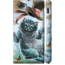 Чехол на Sony Xperia J ST26i Чеширский кот 2 (3993c-779)