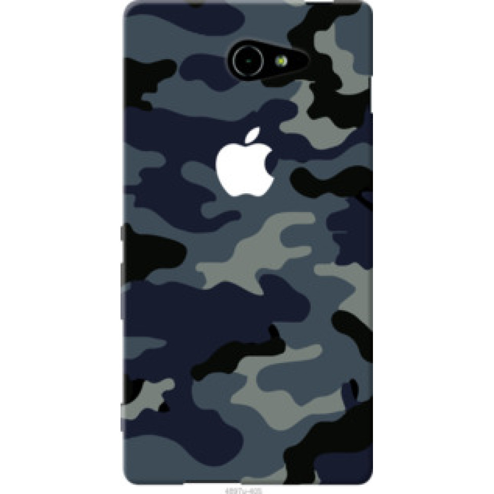 Чехол на Sony Xperia M2 Aqua D2403 Камуфляж 1 (4897u-405)