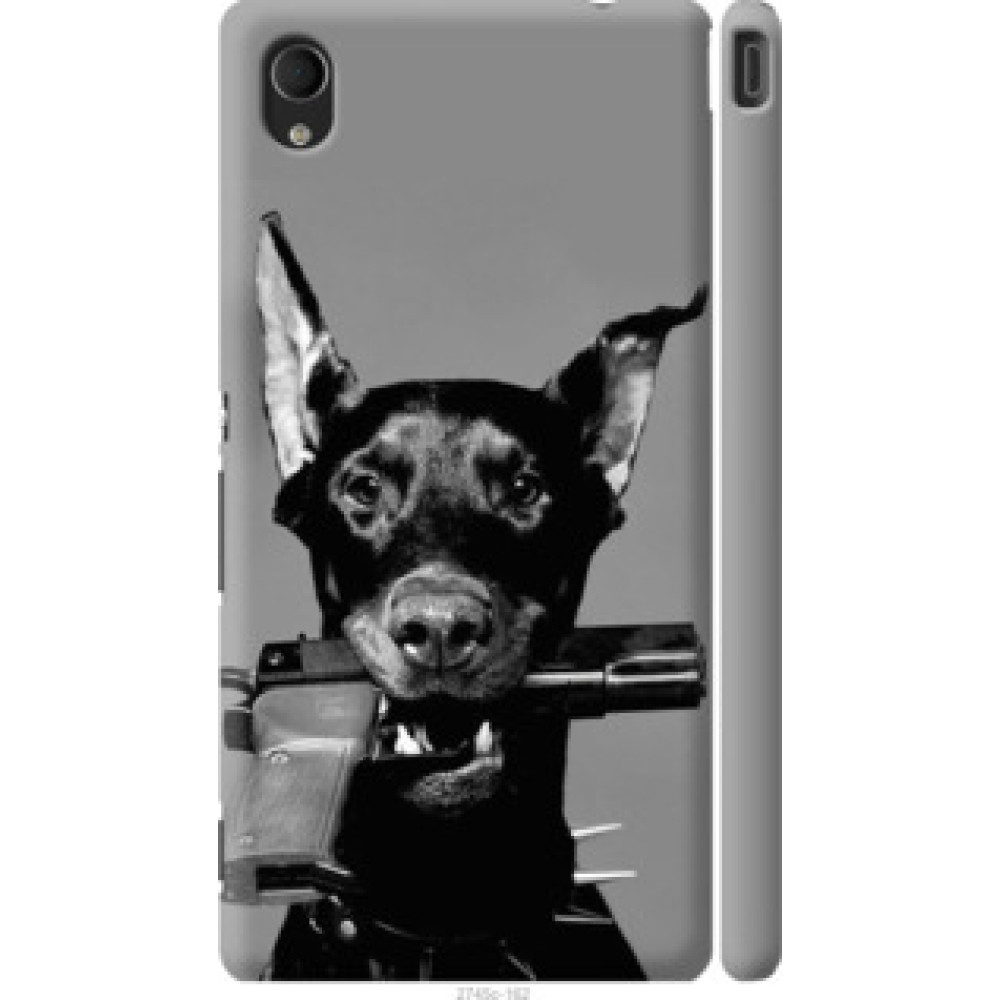 Чехол на Sony Xperia M4 Aqua E2312 Доберман (2745c-162)