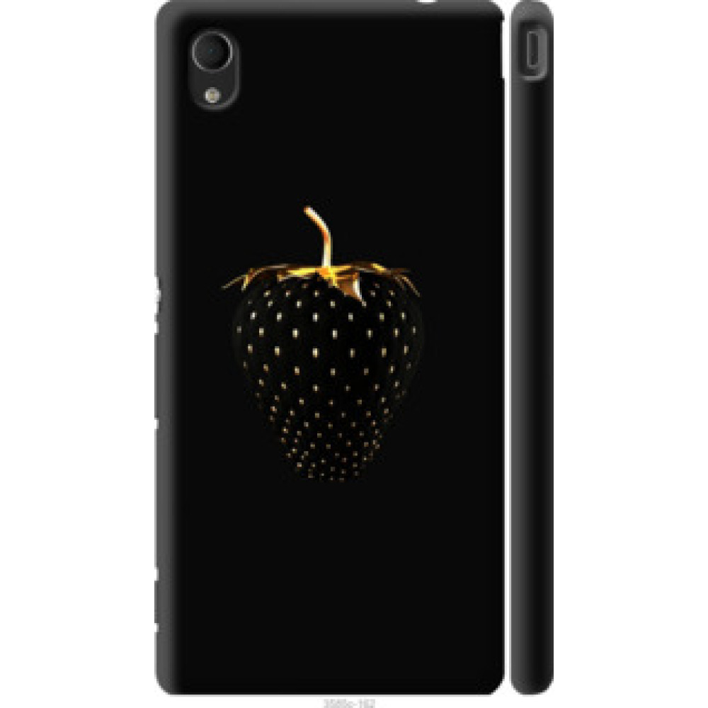 Чохол на Sony Xperia M4 Aqua E2312 Черная клубника (3585c-162)