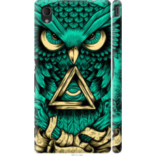 Чехол на Sony Xperia M4 Aqua E2312 Сова Арт-тату (3971c-162)
