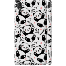 Чехол на Sony Xperia M4 Aqua E2312 Панды (4318c-162)