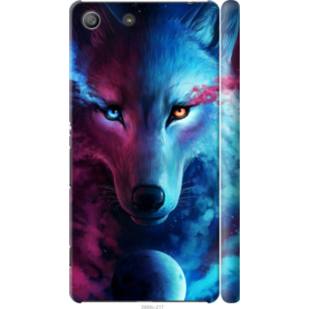 Чехол на Sony Xperia M5 E5633 Арт-волк (3999c-217)