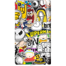 Чехол на Sony Xperia M5 E5633 Popular logos (4023c-217)