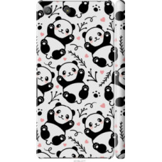 Чехол на Sony Xperia M5 E5633 Панды (4318c-217)
