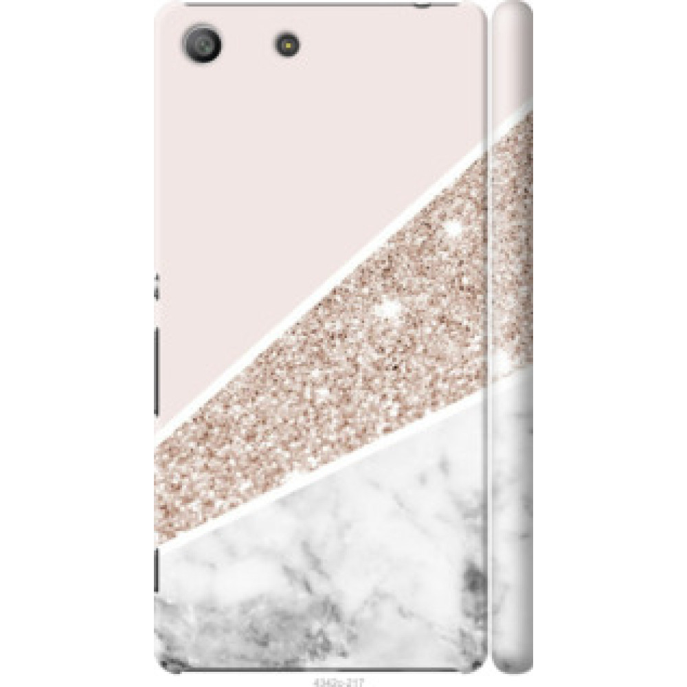 Чохол на Sony Xperia M5 E5633 Пастельный мрамор (4342c-217)