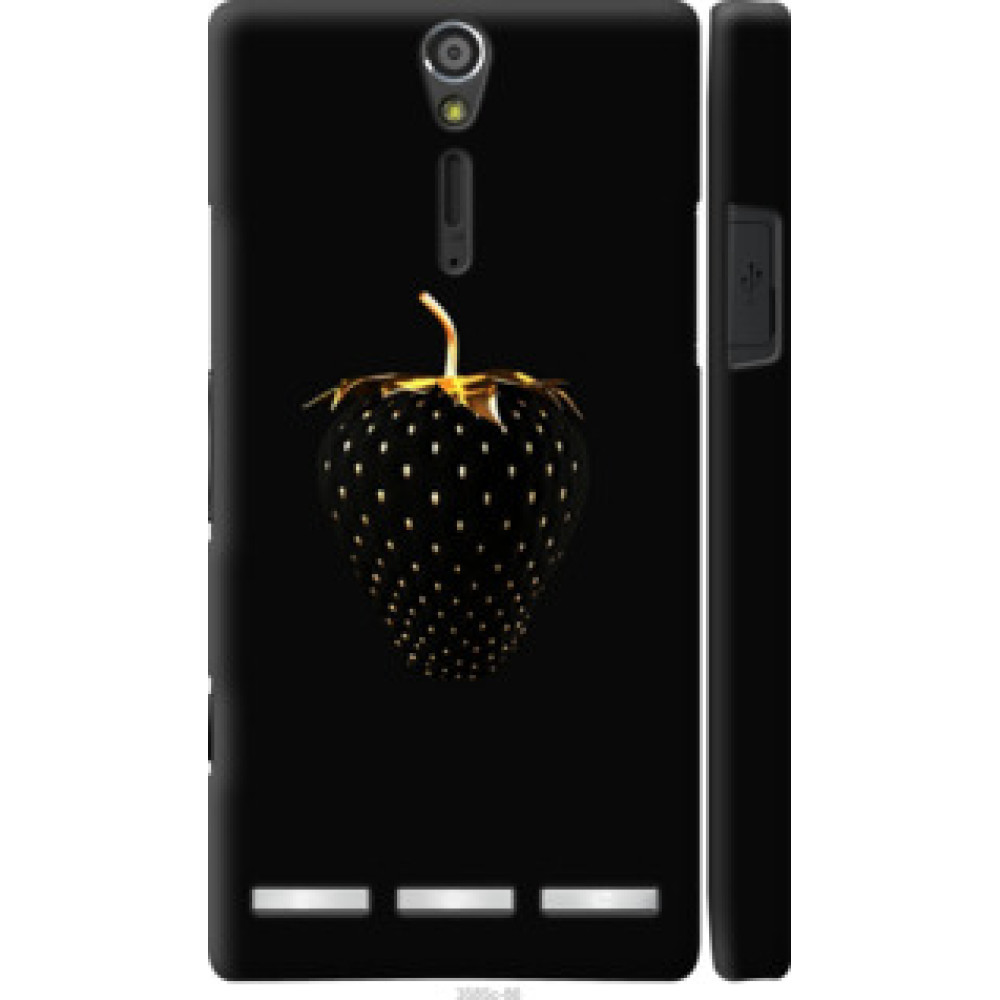 Чехол на Sony Xperia S LT26i Черная клубника (3585u-86)