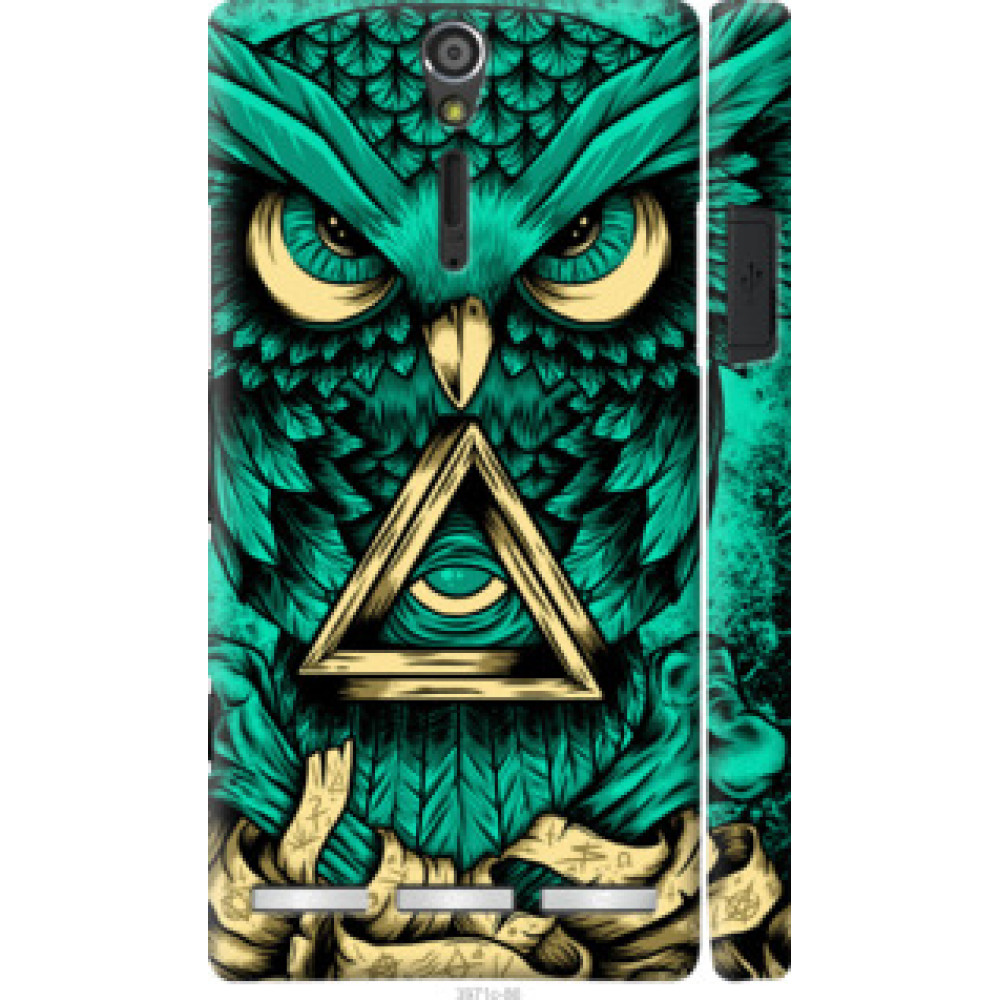Чохол на Sony Xperia S LT26i Сова Арт-тату (3971u-86)
