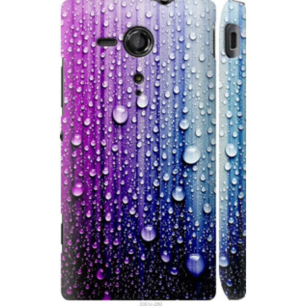 Чехол на Sony Xperia SP M35H Капли воды (3351c-280)