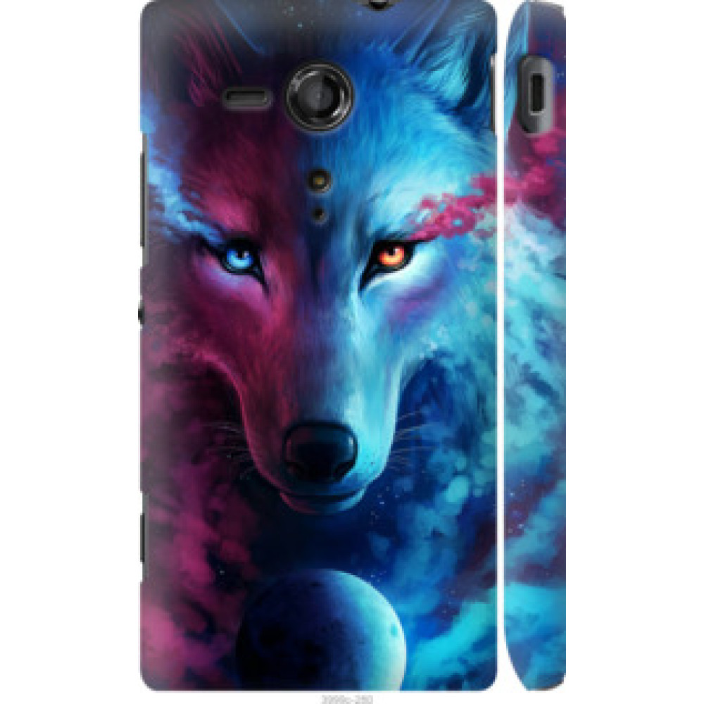 Чехол на Sony Xperia SP M35H Арт-волк (3999c-280)