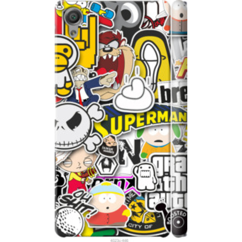 Чехол на Sony Xperia X F5122 Popular logos (4023c-446)