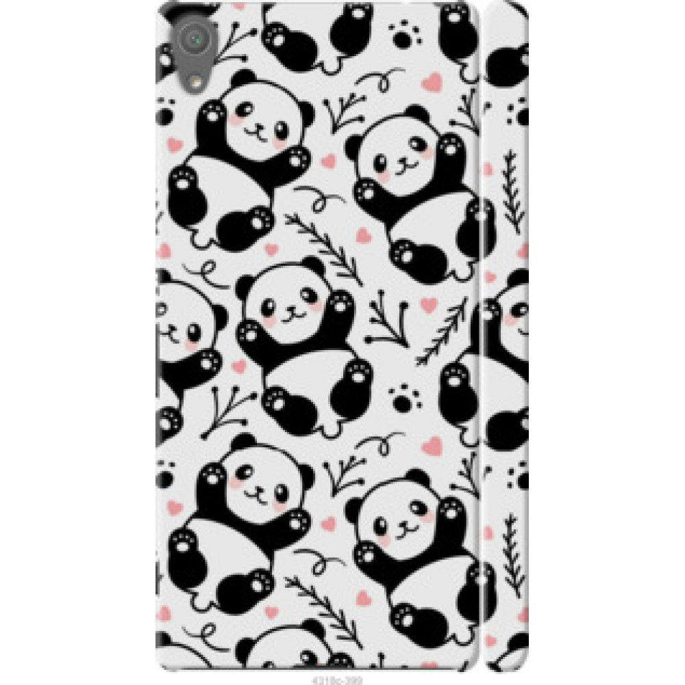 Чехол на Sony Xperia XA F3112 Панды (4318c-399)