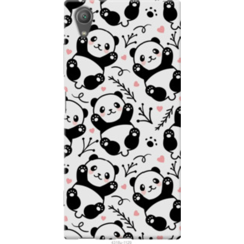 Чохол на Sony Xperia XA1 Plus G3412 Панды (4318u-1129)