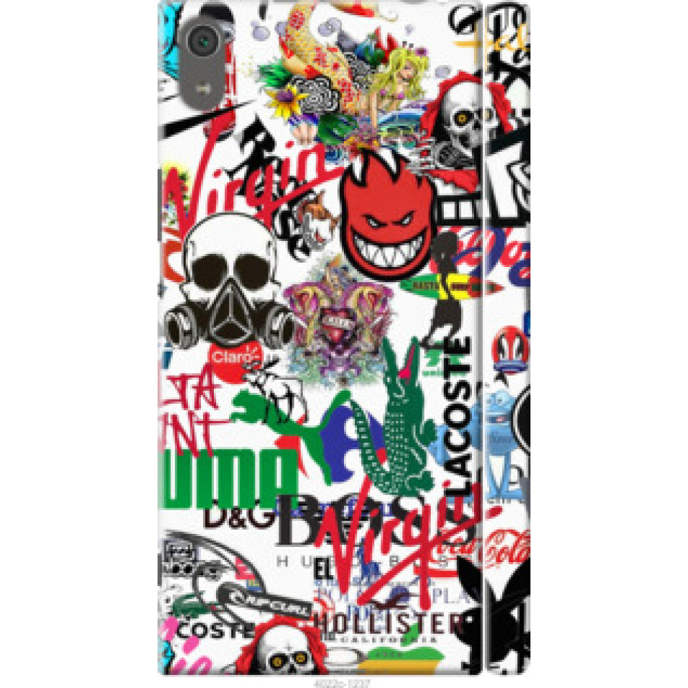 Чохол на Sony Xperia XA1 Ultra G3212 Many different logos (4022c-1237)
