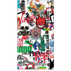 Чехол на Sony Xperia XA1 G3112 Many different logos (4022c-964)