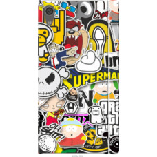 Чехол на Sony Xperia XA1 G3112 Popular logos (4023c-964)