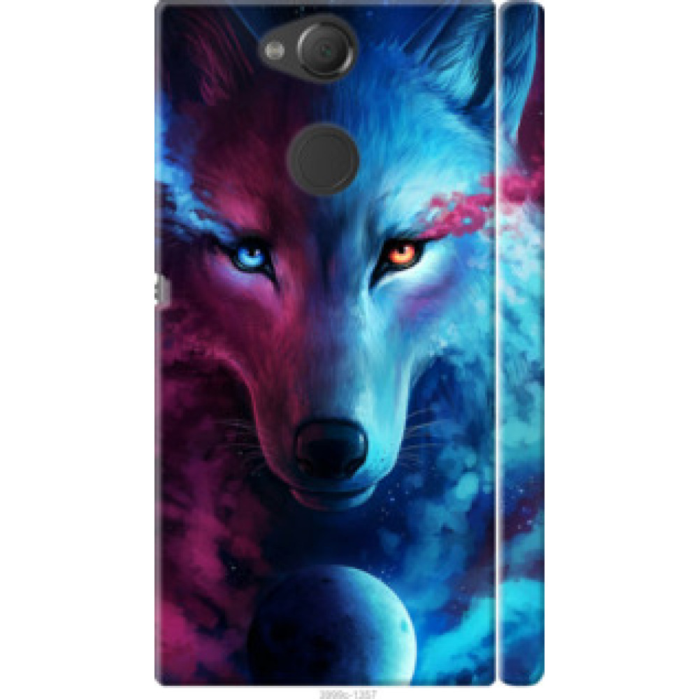 Чохол на Sony Xperia XA2 H4113 Арт-волк (3999c-1357)