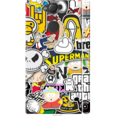 Чехол на Sony Xperia XA2 H4113 Popular logos (4023c-1357)