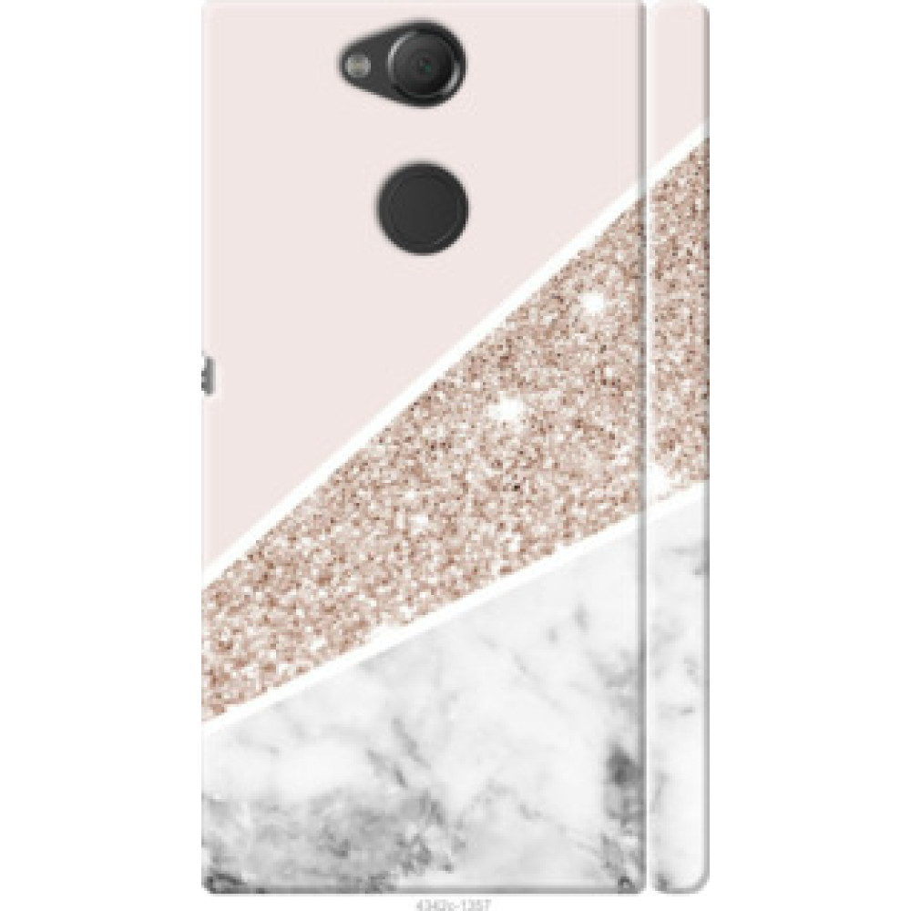 Чехол на Sony Xperia XA2 H4113 Пастельный мрамор (4342c-1357)