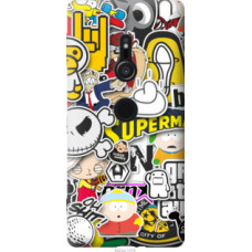 Чехол на Sony Xperia XZ2 H8266 Popular logos (4023u-1378)