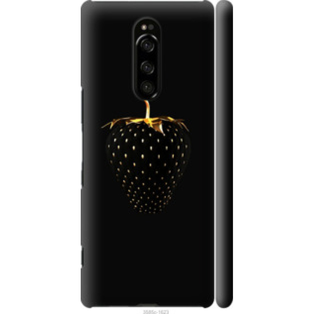 Чехол на Sony Xperia XZ4 Черная клубника (3585c-1623)