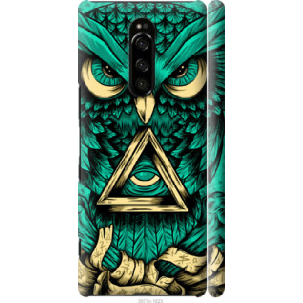 Чехол на Sony Xperia 1 J9110 Сова Арт-тату (3971c-1760)