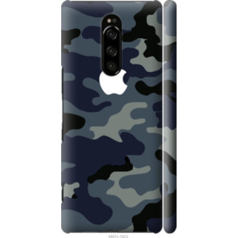 Чехол на Sony Xperia 1 J9110 Камуфляж 1 (4897c-1760)