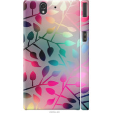 Чехол на Sony Xperia Z C6602 Листья (2235c-40)