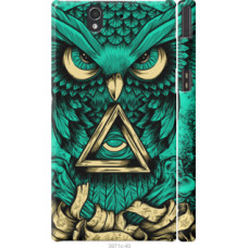 Чехол на Sony Xperia Z C6602 Сова Арт-тату (3971c-40)