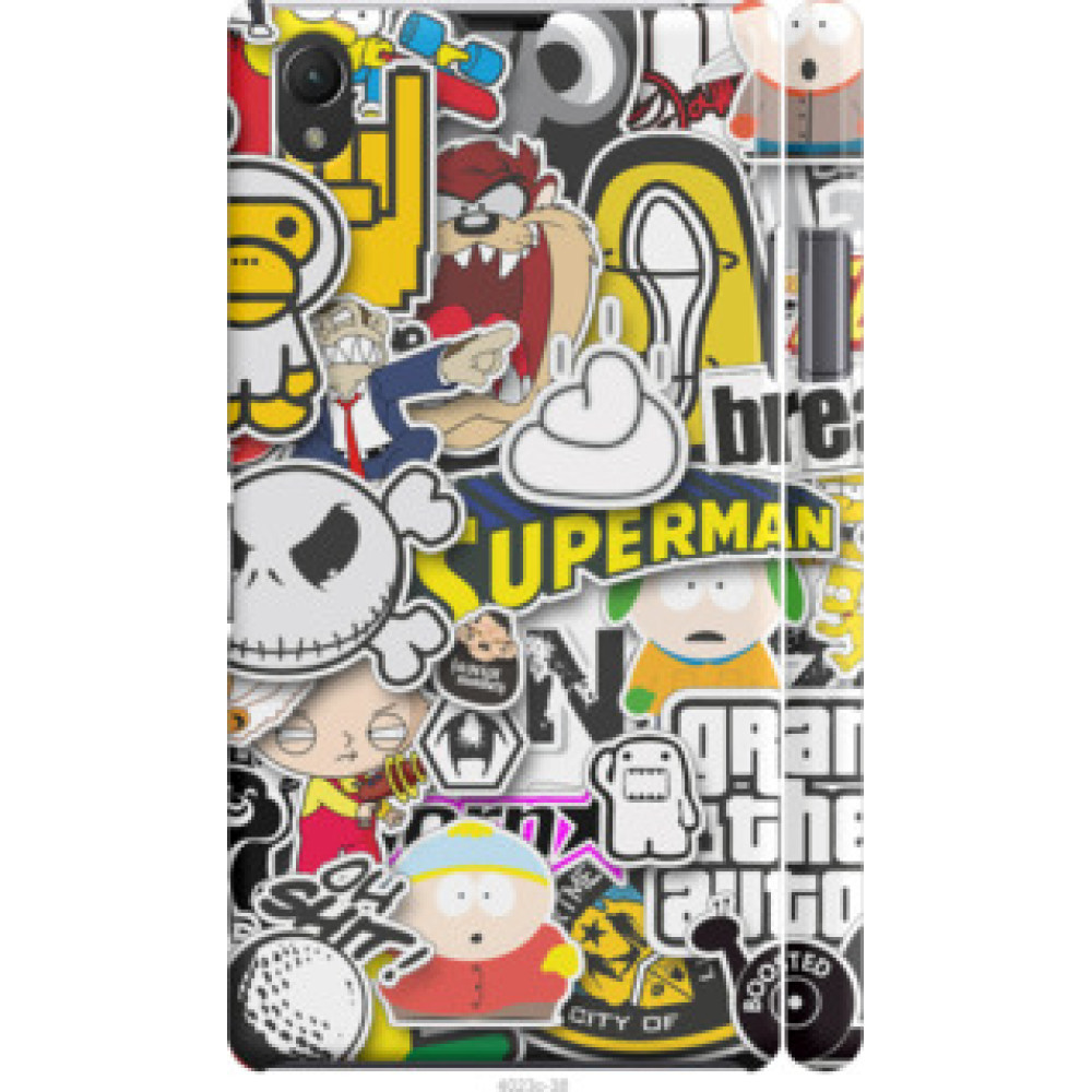 Чохол на Sony Xperia Z1 C6902 Popular logos (4023c-38)